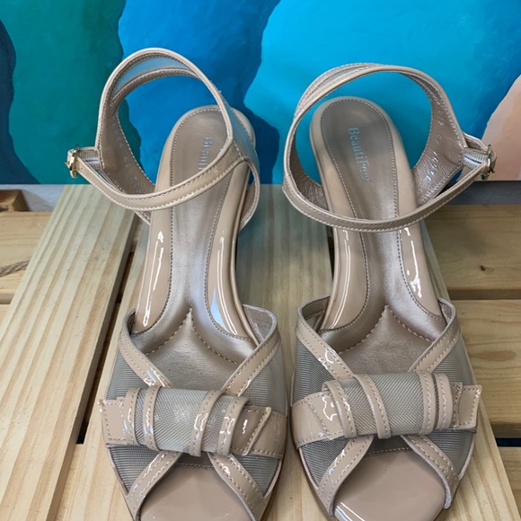 BeautiFeel Kat Blush Patent Sandal 39 - Picture 4 of 15